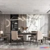 1367017 - Dining Room - Modern Style Interior 3D Scenes - 085 3D Max