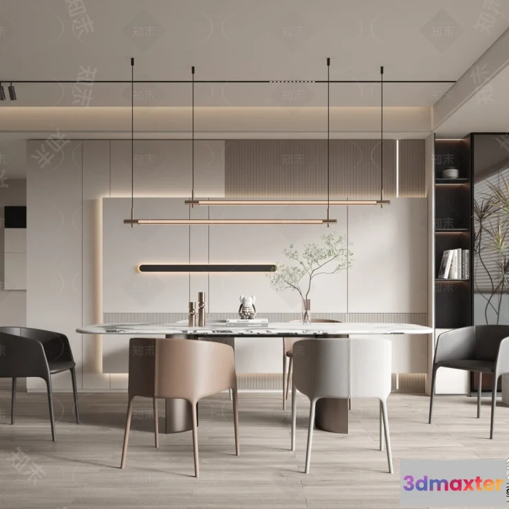 1367084 - Dining Room - 3D Models - 3D Interior Scenes - 268 3D Max