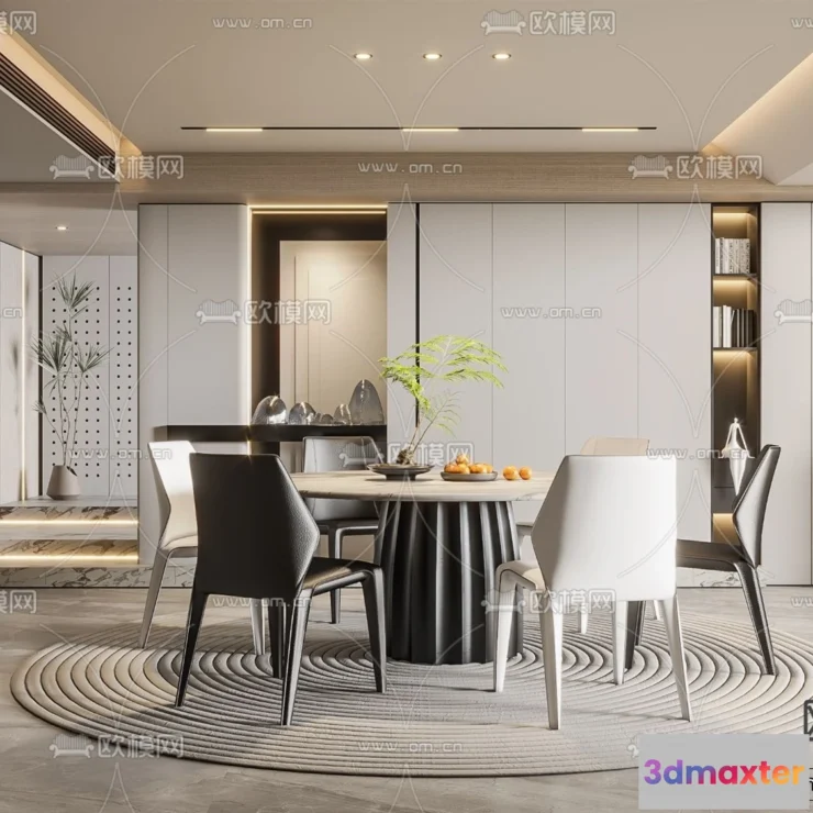 1367148 - Dining Room - 3D Models - 3D Interior Scenes - 269 3D Max