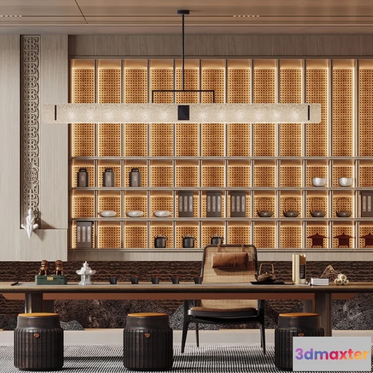 1367189 - Dining Room - Modern Style 3D Scenes - Interior Design - 017 3D Max