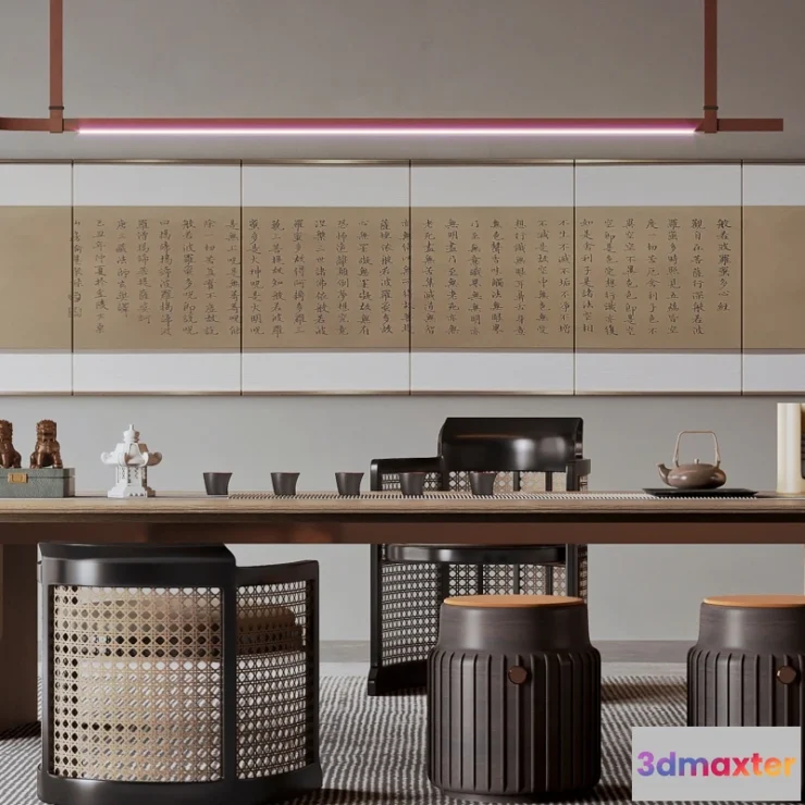 1367273 - Dining Room - Modern Style 3D Scenes - Interior Design - 018 3D Max