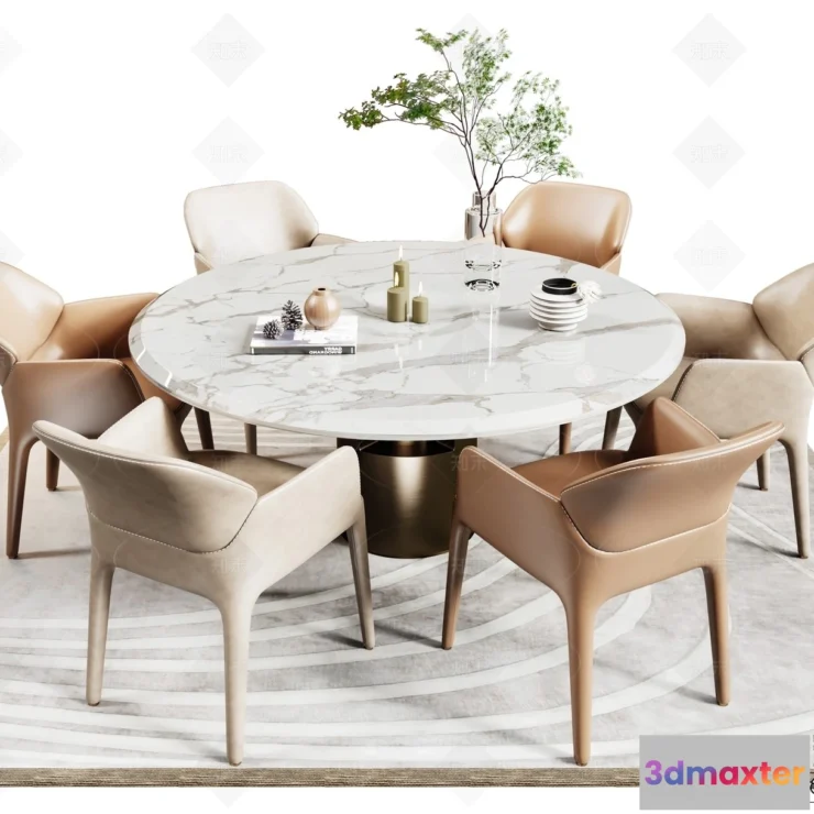 1367761 - Dining Room - 3D Models - 3D Interior Scenes - 278 3D Max