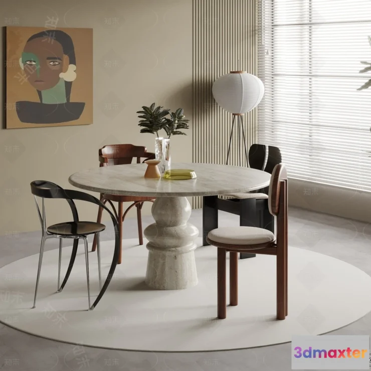 1367911 - Dining Room - 3D Models - 3D Interior Scenes - 280 3D Max