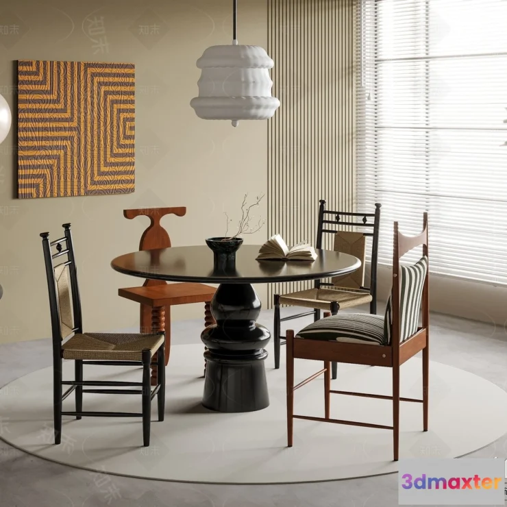 1367989 - Dining Room - 3D Models - 3D Interior Scenes - 281 3D Max