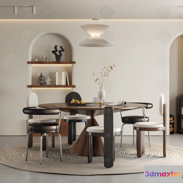 1368174 - Dining Room - 3D Models - 3D Interior Scenes - 284 3D Max