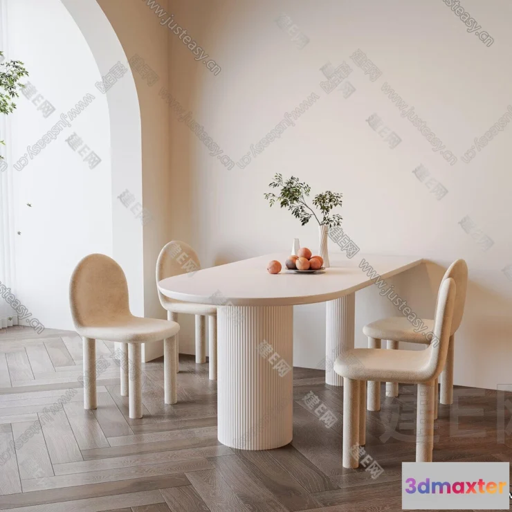 1368238 - Dining Room - 3D Models - 3D Interior Scenes - 285 3D Max