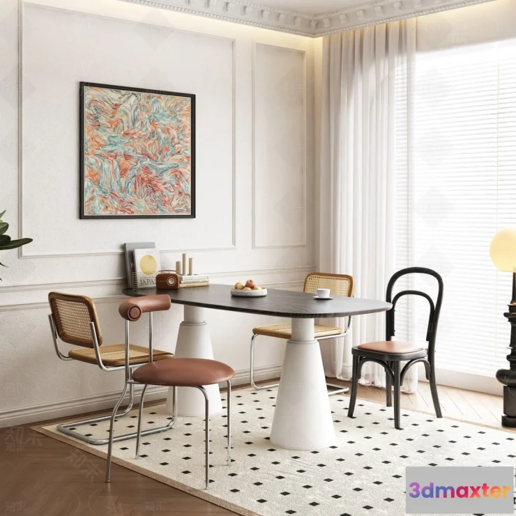 1368307 - Dining Room - 3D Models - 3D Interior Scenes - 286 3D Max
