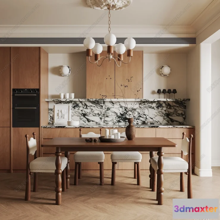 1368854 - Dining Room - 3D Models - 3D Interior Scenes - 294 3D Max