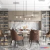 1369294 - Dining Room - Modern Style Interior 3D Scenes - 118 3D Max
