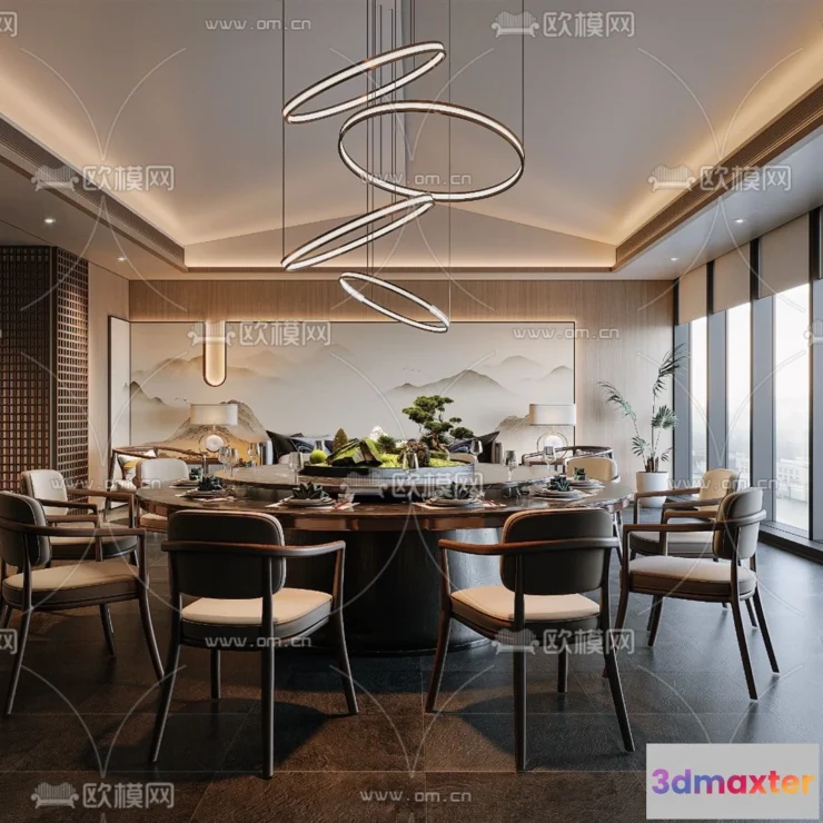 1369301 - Dining Room - 3D Models - 3D Interior Scenes - 301 3D Max