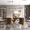1369348 - Dining Room - Modern Style Interior 3D Scenes - 119 3D Max
