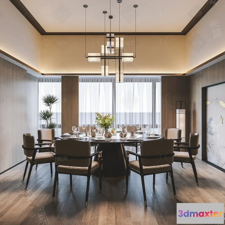 1369370 - Dining Room - 3D Models - 3D Interior Scenes - 302 3D Max