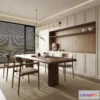 1369478 - Dining Room 3D Interior Scene Model - Wabi Sabi Style - 059 3D Max