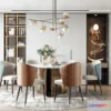 1369486 - Dining Room - 3D Interior Scene - Italian Style - 006 3D Max