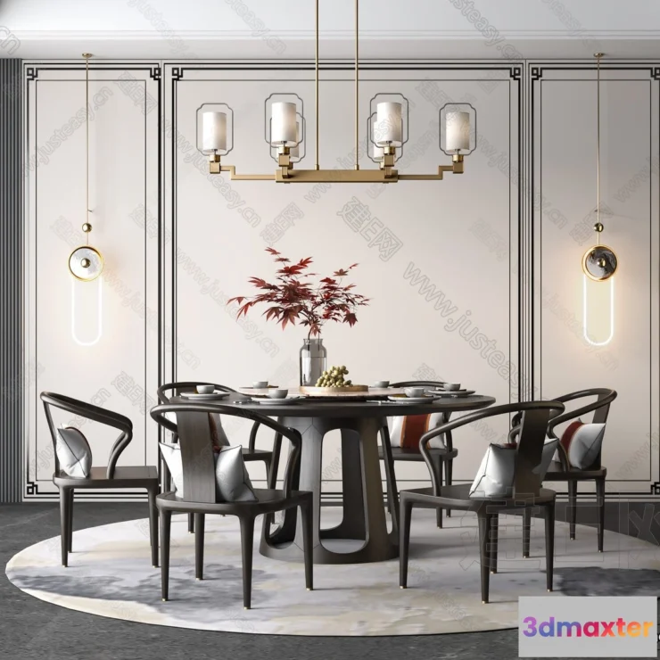 1369575 - Dining Room - 3D Models - 3D Interior Scenes - 305 3D Max