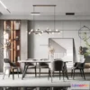 1369617 - Dining Room - 3D Interior Scene - Italian Style - 008 3D Max