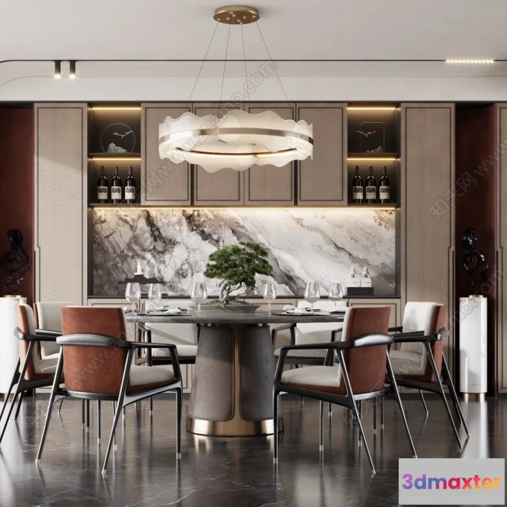 1369704 - Dining Room - 3D Models - 3D Interior Scenes - 307 3D Max