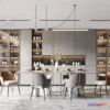 1370081 - Dining Room - 3D Interior Scene - Italian Style - 015 3D Max