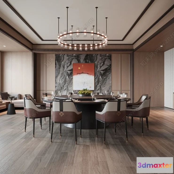 1370171 - Dining Room - 3D Models - 3D Interior Scenes - 314 3D Max