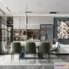 1370216 - Dining Room - 3D Interior Scene - Italian Style - 017 3D Max
