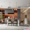1370420 - Dining Room - 3D Interior Scene - Italian Style - 020 3D Max