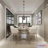 1373558 - Dining Room 3D Interior Scene - Japanese Style - 049 3D Max
