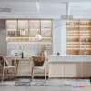 1373626 - Dining Room 3D Interior Scene - Japanese Style - 050 3D Max