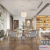1373772 - Dining Room 3D Interior Scene - Japanese Style - 052 3D Max