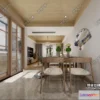 1374099 - Dining Room 3D Interior Scene - Japanese Style - 057 3D Max