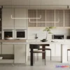 1377383 - Dining Room 3D Interior Scene Model - Wabi Sabi Style - 044 3D Max