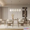 1377569 - Dining Room 3D Interior Scene Model - Wabi Sabi Style - 047 3D Max