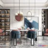 1381762 - Dining Room - Villas 3D Interior Scene - 3D Models - 019 3D Max