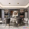 1381938 - Dining Room - 3D Interior Scene - Luxury Style - 015 3D Max