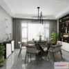 1382206 - Dining Room - 3D Interior Scene - Luxury Style - 019 3D Max
