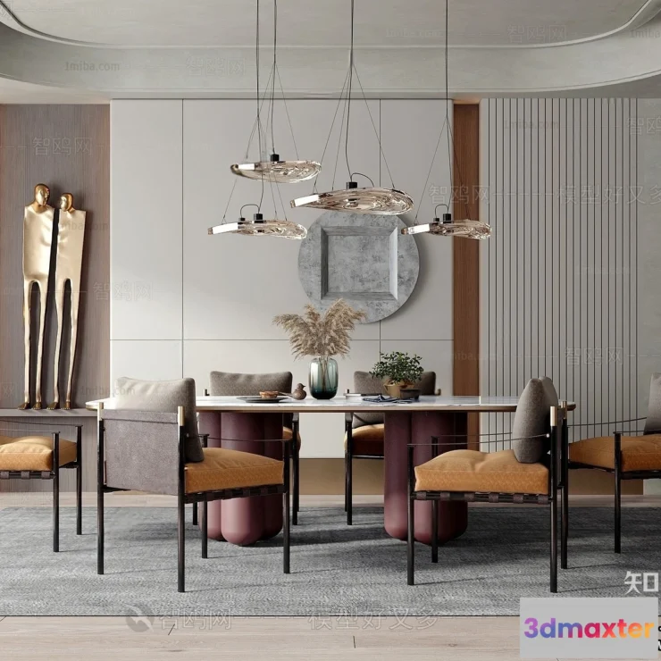 1382358 - Dining Room - Villas 3D Interior Scene - 3D Models - 028 3D Max