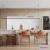 1382720 - Dining Room 3D Interior Scene Model - Wabi Sabi Style - 024 3D Max
