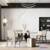 1383299 - Dining Room 3D Interior Scene Model - Wabi Sabi Style - 033 3D Max