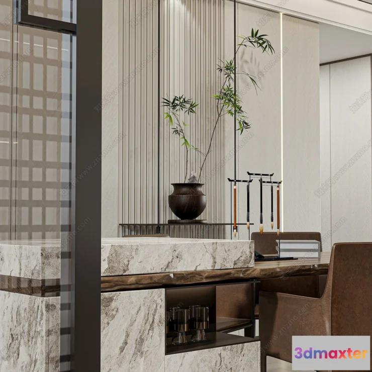 1383426 - Dining Room - 3D Models - 3D Interior Scenes - 009 3D Max