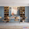1383517 - Dining Room - Villas 3D Interior Scene - 3D Models - 046 3D Max
