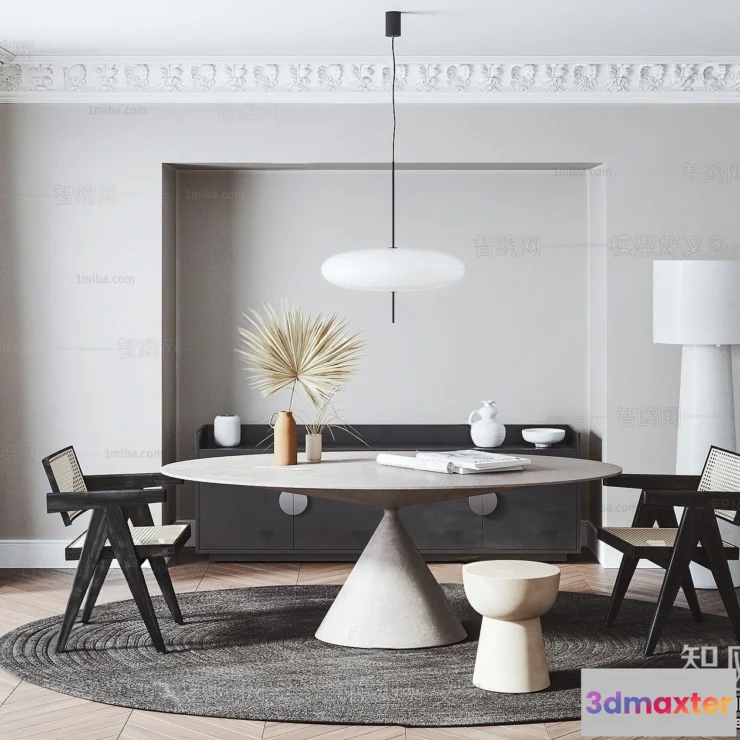 1383650 - Dining Room - Villas 3D Interior Scene - 3D Models - 048 3D Max