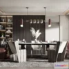 1383771 - Dining Room - Villas 3D Interior Scene - 3D Models - 050 3D Max