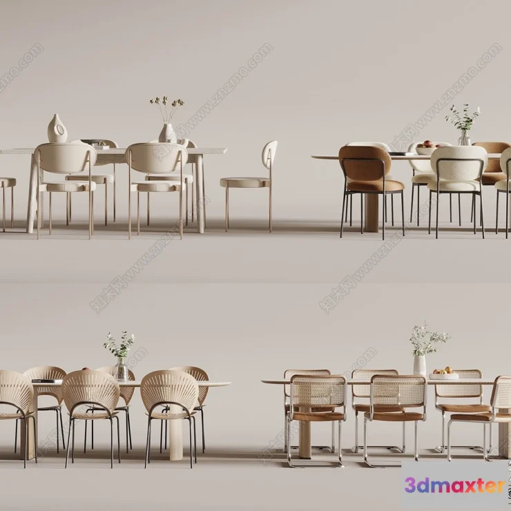 1384219 - Dining Room - 3D Models - 3D Interior Scenes - 021 3D Max