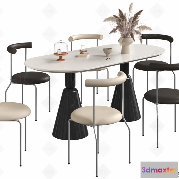 1384433 - Dining Room - 3D Models - 3D Interior Scenes - 024 3D Max