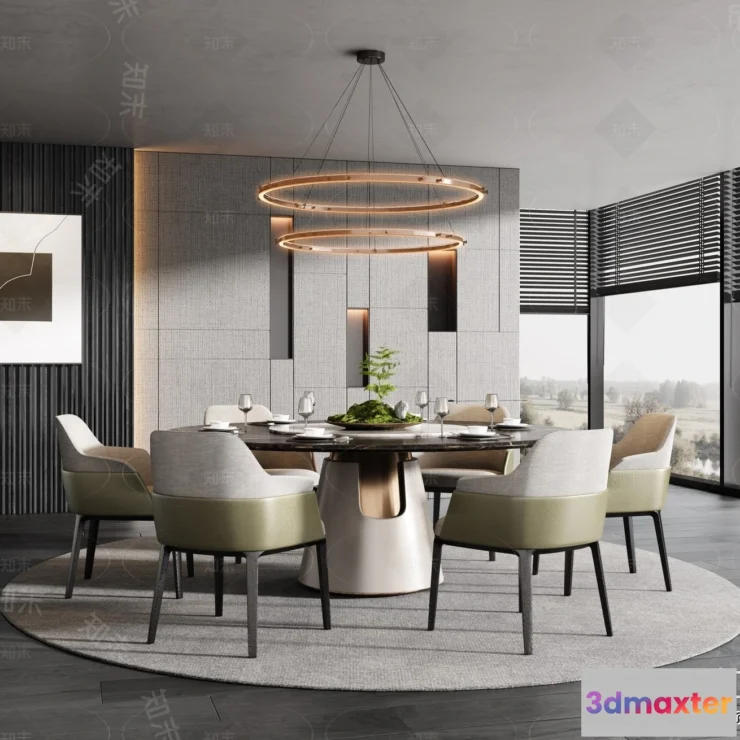 1384761 - Dining Room - 3D Models - 3D Interior Scenes - 029 3D Max