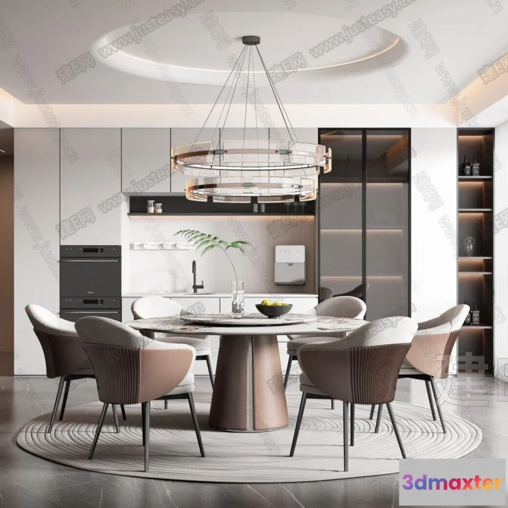1384894 - Dining Room - 3D Models - 3D Interior Scenes - 031 3D Max