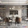 1384947 - Dining Room - Villas 3D Interior Scene - 3D Models - 067 3D Max