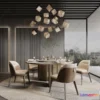 1385550 - Dining Room - 3D Models - 3D Interior Scenes - 041 3D Max