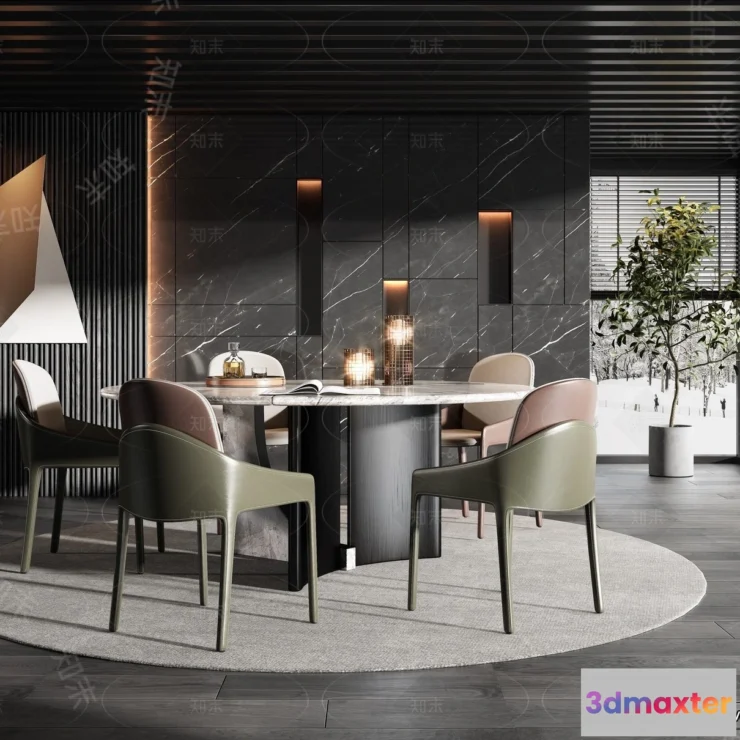 1385908 - Dining Room - 3D Models - 3D Interior Scenes - 046 3D Max