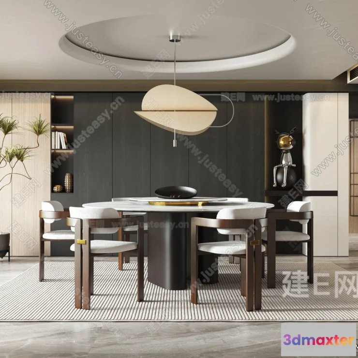 1385964 - Dining Room - 3D Models - 3D Interior Scenes - 047 3D Max