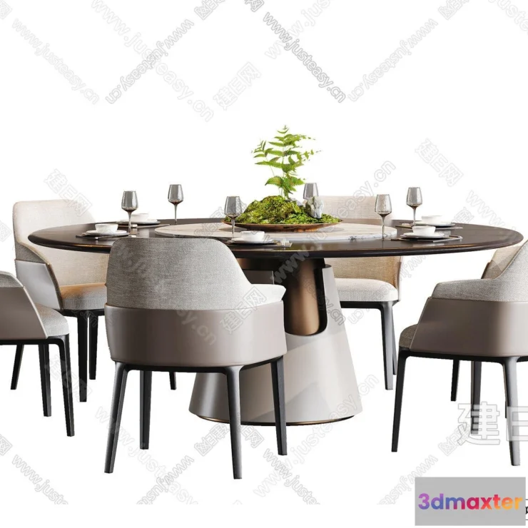 1386412 - Dining Room - 3D Models - 3D Interior Scenes - 054 3D Max